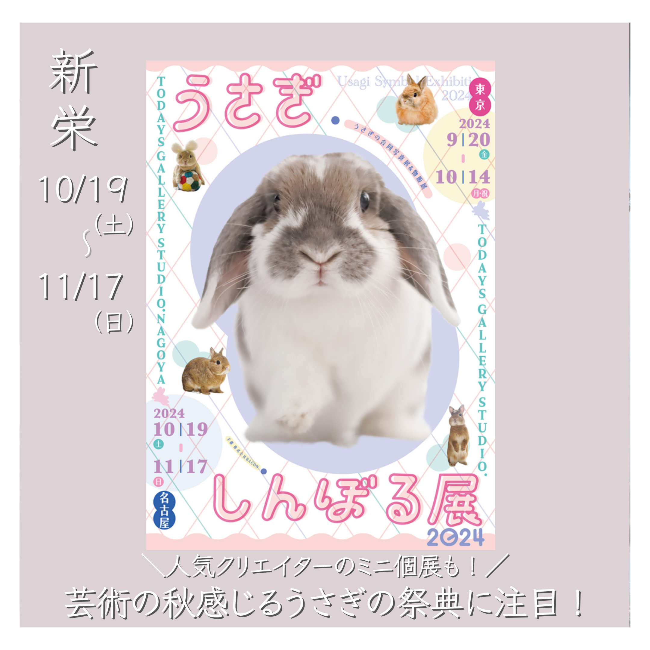 うさぎしんぼる展