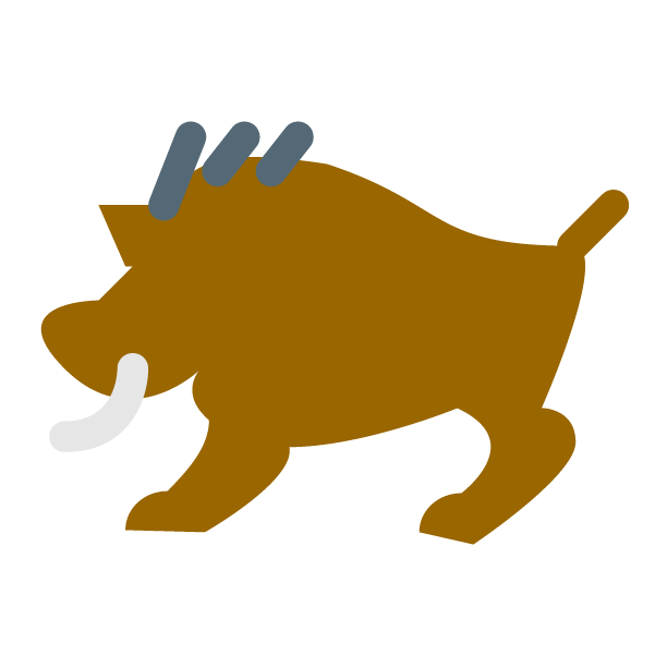 干支の亥(いのしし)