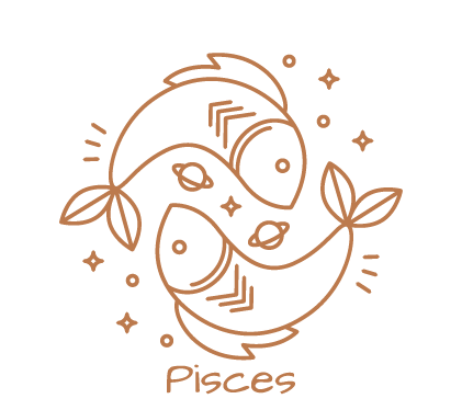 魚座のイラスト