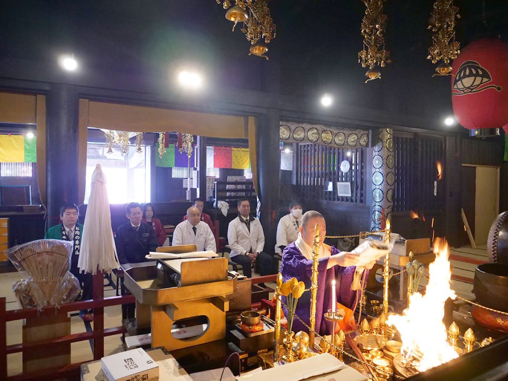 松坂屋名古屋店の2026年恵方巻 開運を祈願したご祈祷