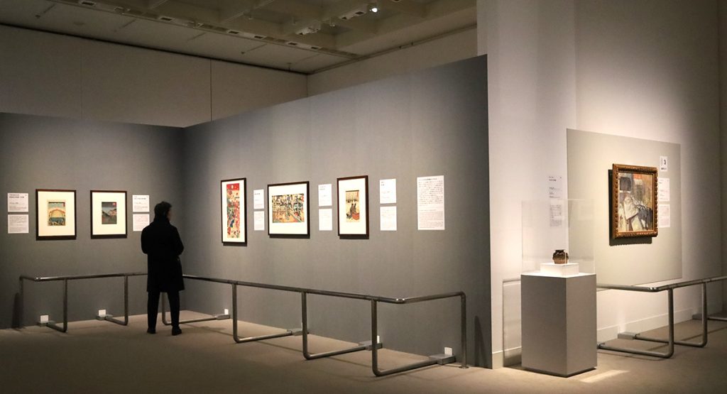 ゴッホ展の序盤に飾られている兄弟が収集した作品の数々